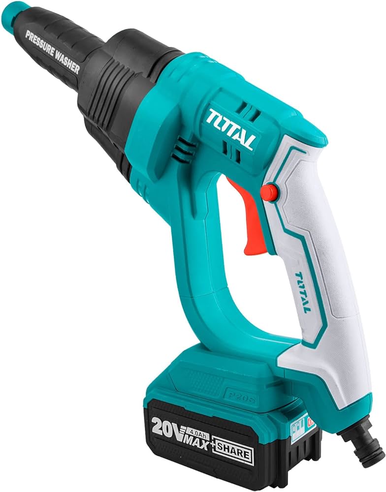TOTAL NETTOYEUR HAUTE PRESSION 20V 24.8 BARS 
