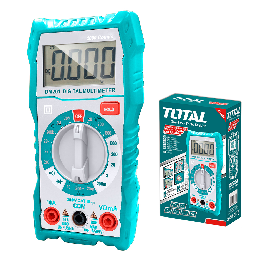 TOTAL MULTIMETRE DIGITAL LCD  