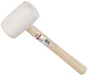 [4000166907] GENERIC MAILLET CAOUTCHOUC BLANC POINTE 750GR 