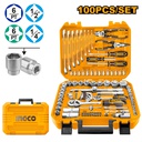 INGCO COFFRET A OUTILS 100 PIECES  [HKTHP21001]