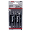 [2608630040] BOSCH LAME DE SCIE SAUTEUSE POUR BOIS T 144 D HCS 5 PIÈCES -   