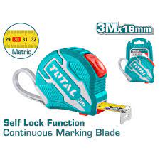 TOTAL RUBAN A MESURER 3MX16MM  