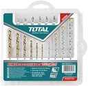 [TACSD3165] TOTAL ENSEMBLE DE 16PCS FORETS ET EMBOUTS DE TOURNEVIS  