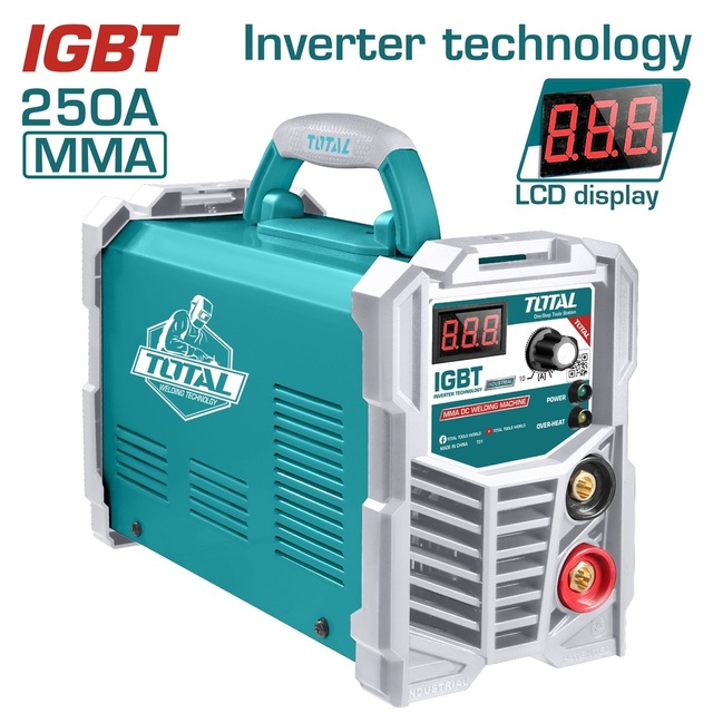 TOTAL POSTE A SOUDER MMA A ONDULEUR 250A  
