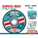 [TAC22111550] TOTAL JEU DE 50 DISQUES DE COUPE EN METAL ABRASIF 