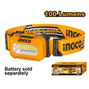 [HHL013AAA5] INGCO LAMPE FRONTALE À PILES 100 LUMENS INGCO [HHL013AAA5]