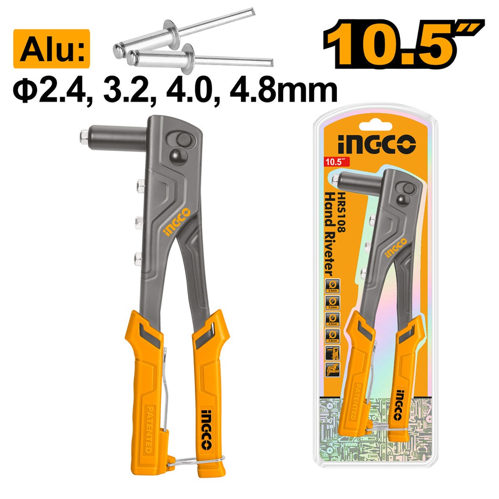 INGCO PINCE À RIVETER 2.4MM, 3.2MM,4MM,4.8MM  