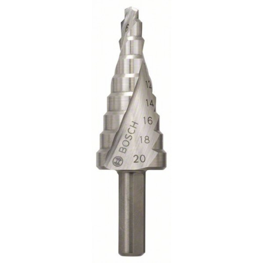 BOSCH FRAISES ETAGEES HSS 4-20MM  