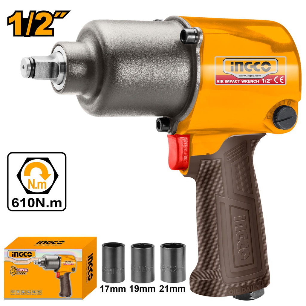 INGCO BOULONNEUSE PNEUMATIQUE 1/2  