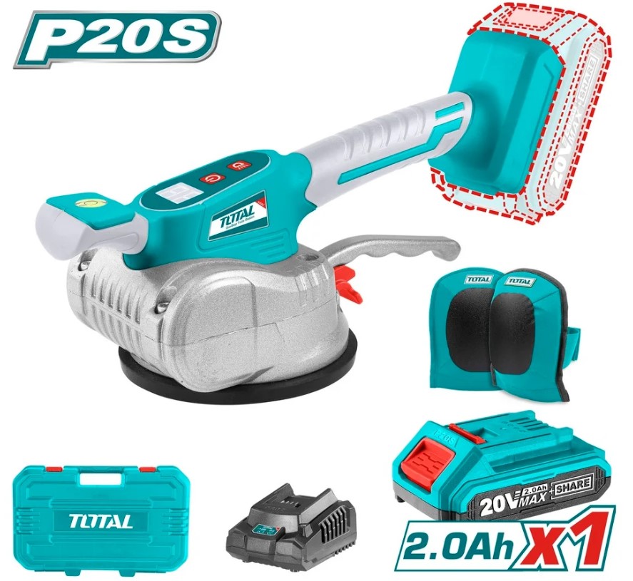 TOTAL MACHINE A VIRER LES CARREAUX AU LITHIUM-ION 20V  