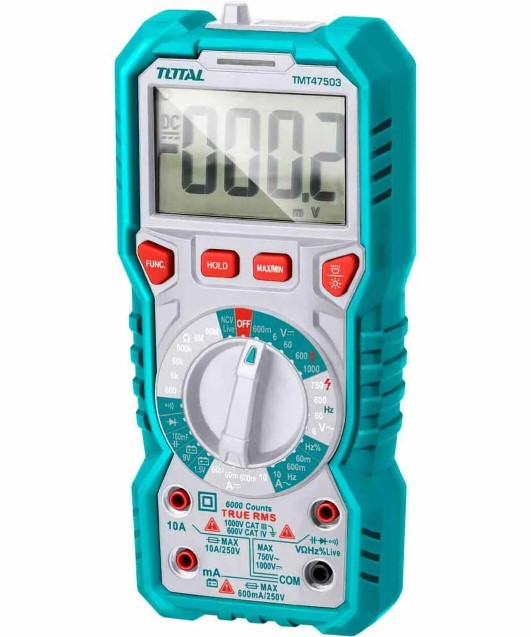 TOTAL MULTIMETRE DIGITAL 6000  [TMT47503]