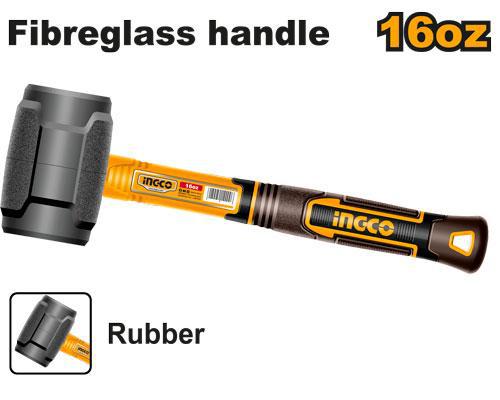 INGCO MASSETTE 450G POIGNEE EN FIBRE DE VERRE NR [HRUH8816]