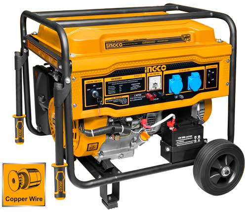 INGCO GENERATEUR À ESSENCE 5KVA 25L NR  
