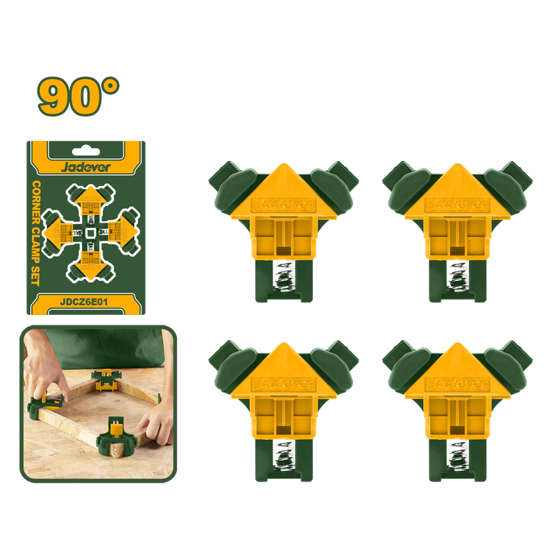 JADEVER JEU DE 4 SERRE JOINT D ANGLE 90° JAD  