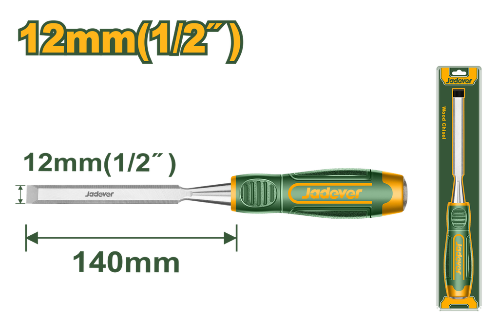 JADEVER CISEAU À BOIS 12MM  
