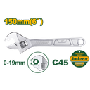 [JDAW1106] JADEVER CLÉ À MOLETTE 150MM  