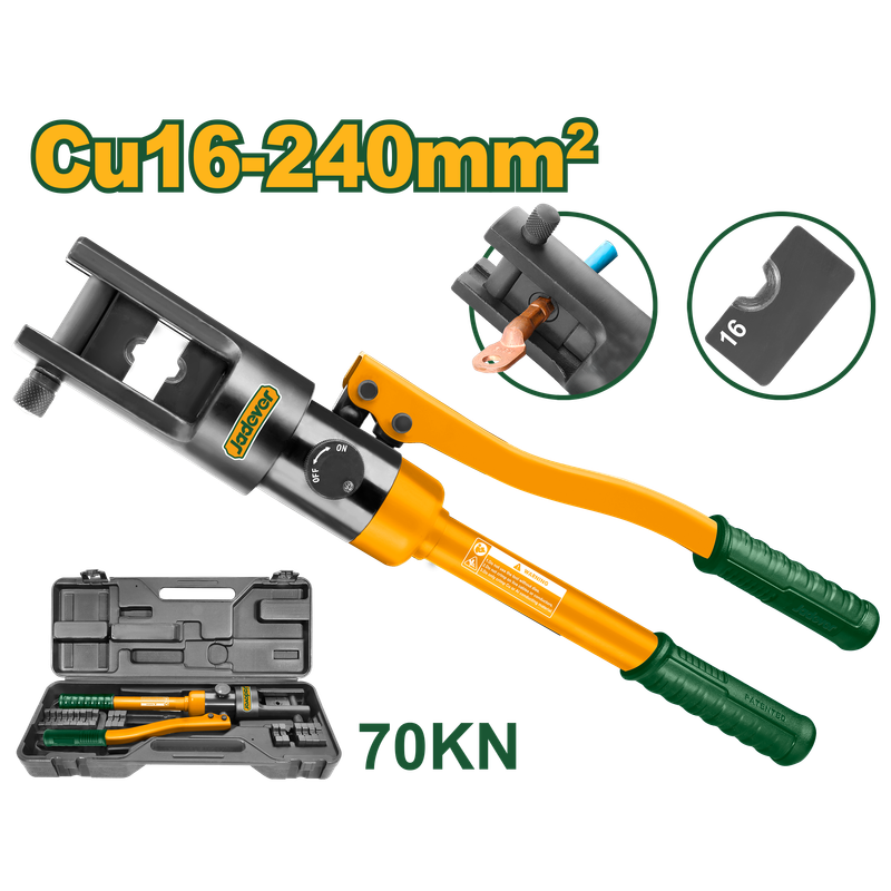 JADEVER OUTIL DE SERTISSAGE HYDRAULIQUE 16-240MM  [JDHT1D24]
