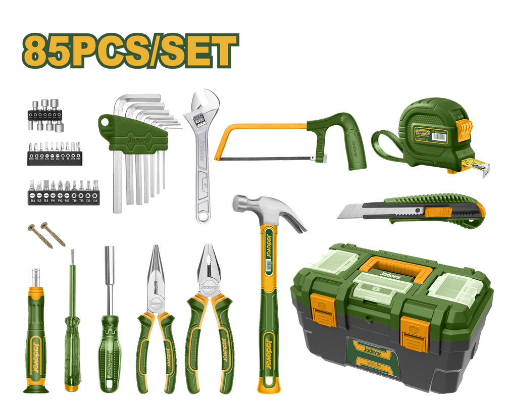 JADEVER ENSEMBLE D'OUTILS À MAIN DE 85 PIÈCES  