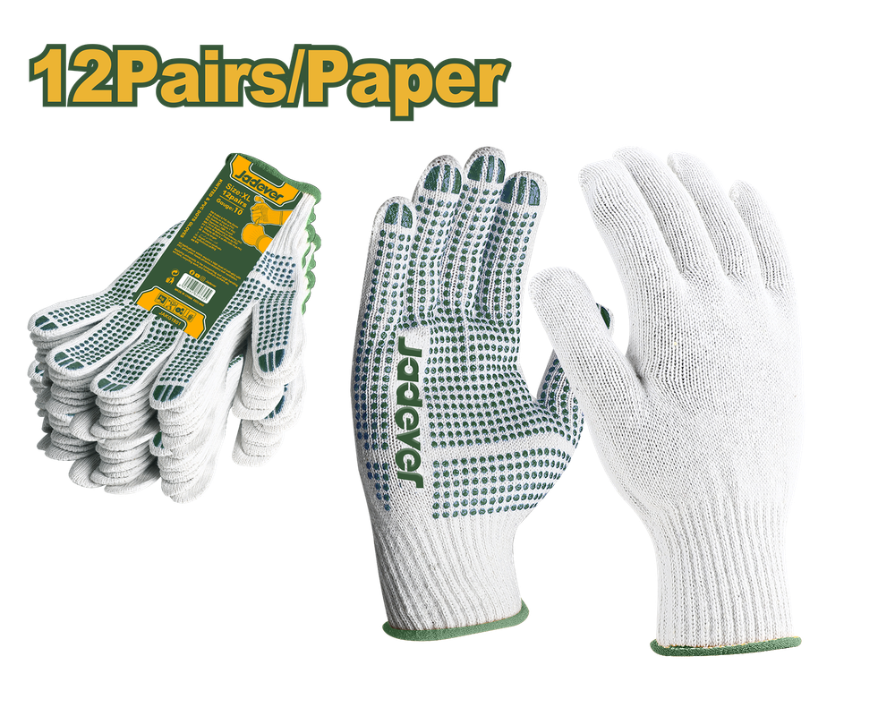 JADEVER GANTS TRICOTÉS ET POINTS PVC  