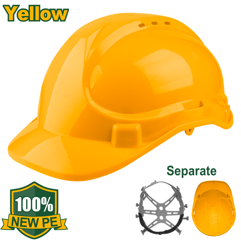 JADEVER CASQUE DE SÉCURITÉ JAUNE   [JDSH1302]