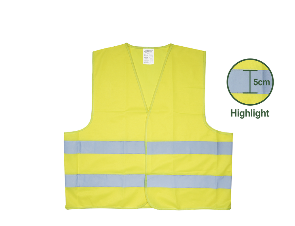 JADEVER GILET RÉFLÉCHISSANT XL JAUNE   