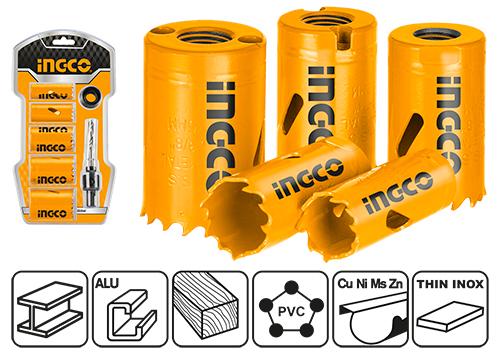 INGCO JEU DE SCIES-CLOCHES BIMÉTALLIQUES 7PCS  