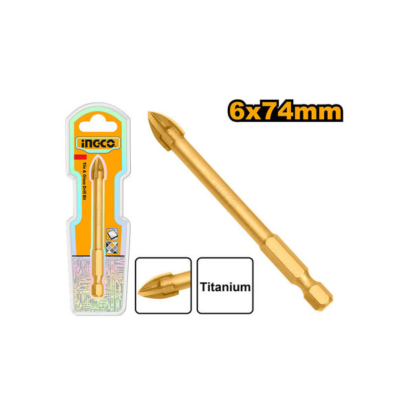 INGCO FORET POUR CARRELAGE ET VERRE 6*85MM  