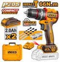[CIDLI20668] INGCO PERCEUSE VISSEUSE 20V 66NM 2 BATT BRUSHLESS  