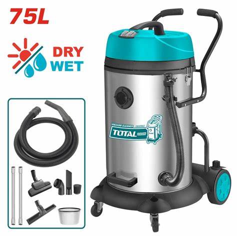 TOTAL ASPIRATEUR 2X1200W 75L 