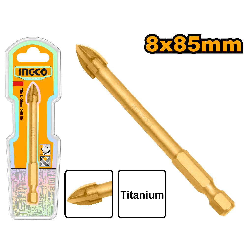 INGCO FORET POUR CARRELAGE ET VERRE 8*85MM  [DBG1130808]