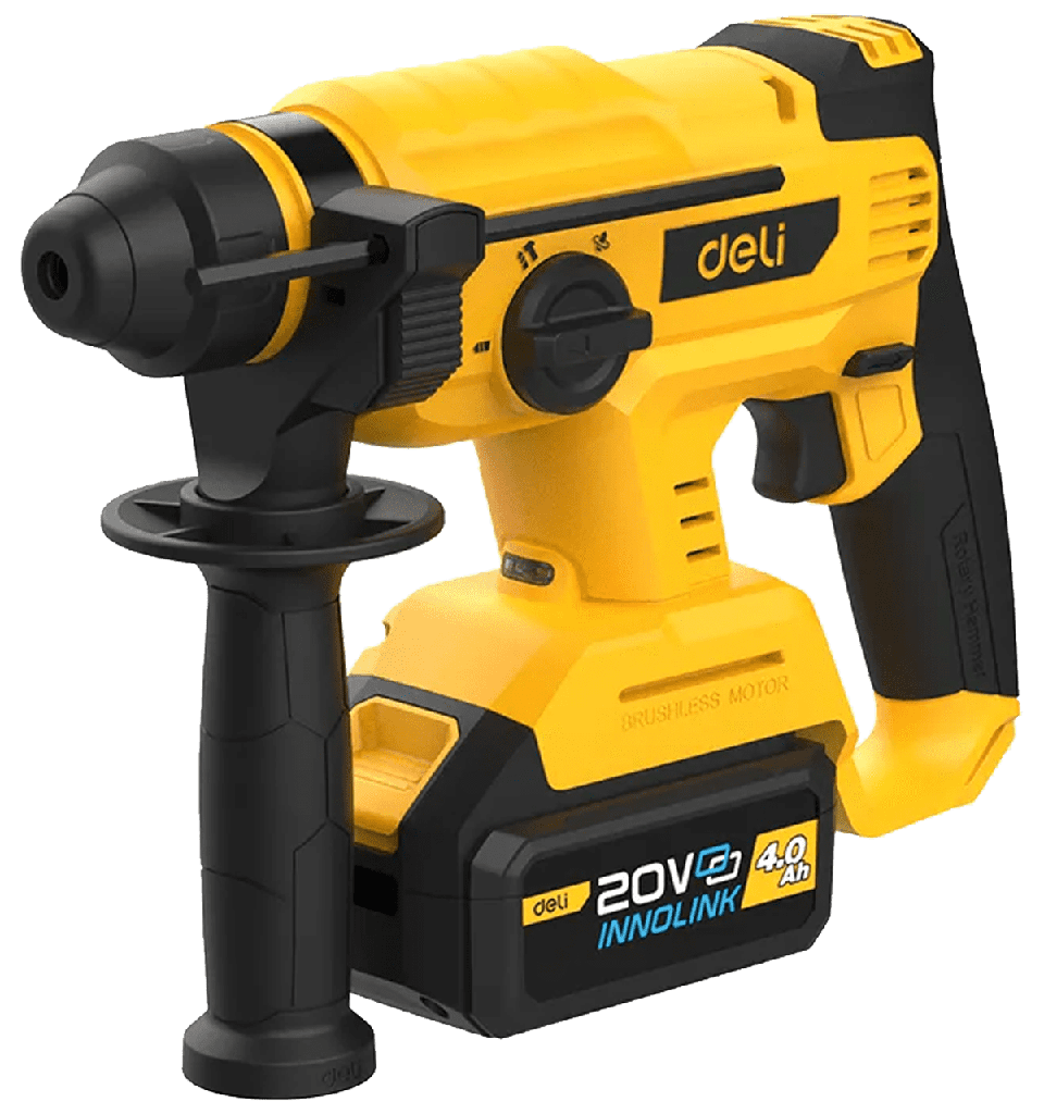 DELI MARTEAU PERFORATEUR LITHIUM-ION 20V Φ22MM 4.0AH*2  [DC300]