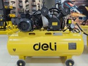 [DL-PKY0.25/8-E1] DELI COMPRESSEUR D’AIR À COUROIE 2200W 100L  