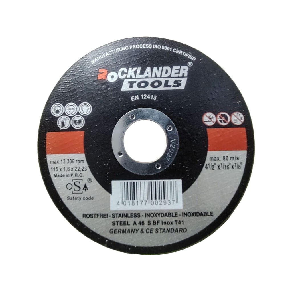 GENERIC DISQUE LASER 115MM ROCKLANDER DMAX 