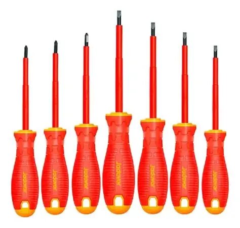 JADEVER JEU DE TOURNEVIS ISOLÉS 7 PCS  [JDSS7407]