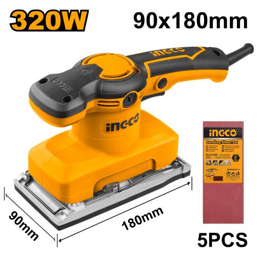 INGCO PONCEUSE VIBRANTE 90*180MM320W [FS3216]