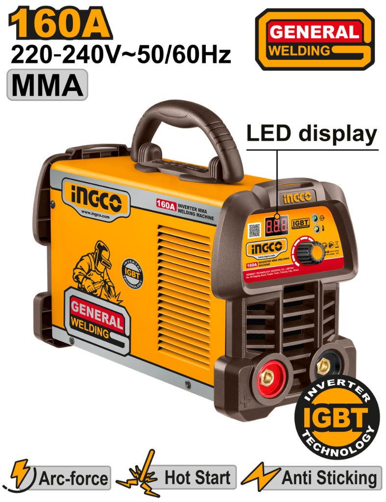 INGCO POSTE A SOUDER MMA INVERTER 160A  