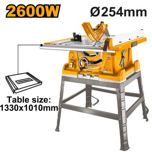 INGCO SCIE CIRCULAIRE SUR TABLE 2500W [TS26005]