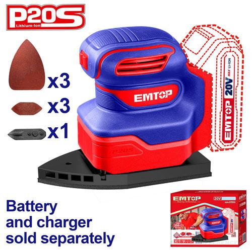 EMTOP PONCEUSES DE DÉTAIL SANS FIL 20V 