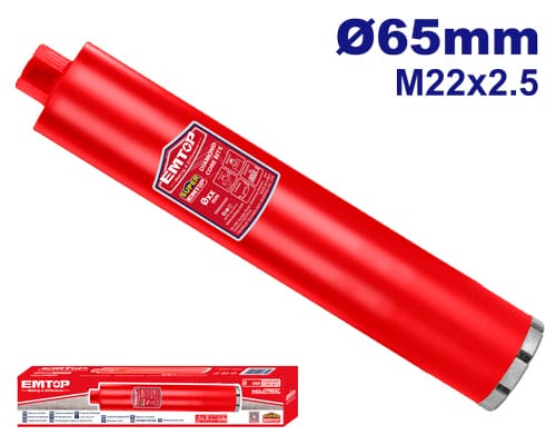 EMTOP CAROTTIER DIAMANT - 65 MM 