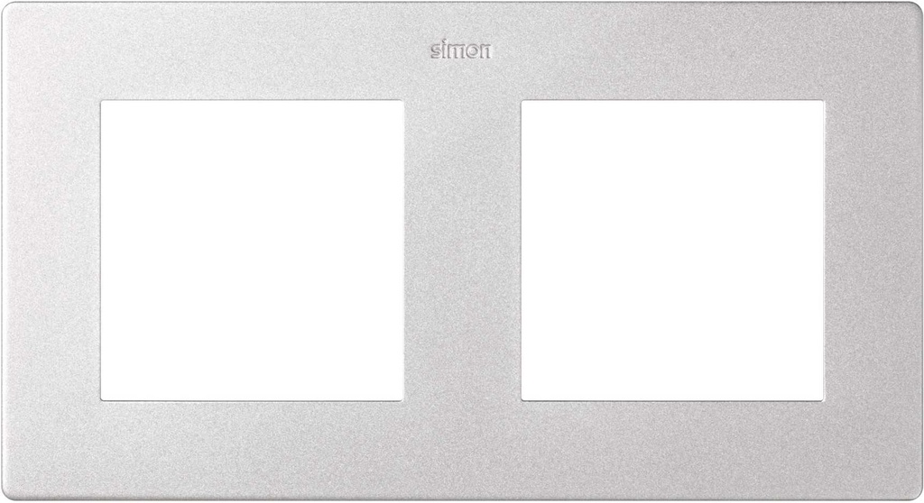 GENERIC PLAQUE DOUBLE ALUMINIUM SIMON 24 [2400620-033]