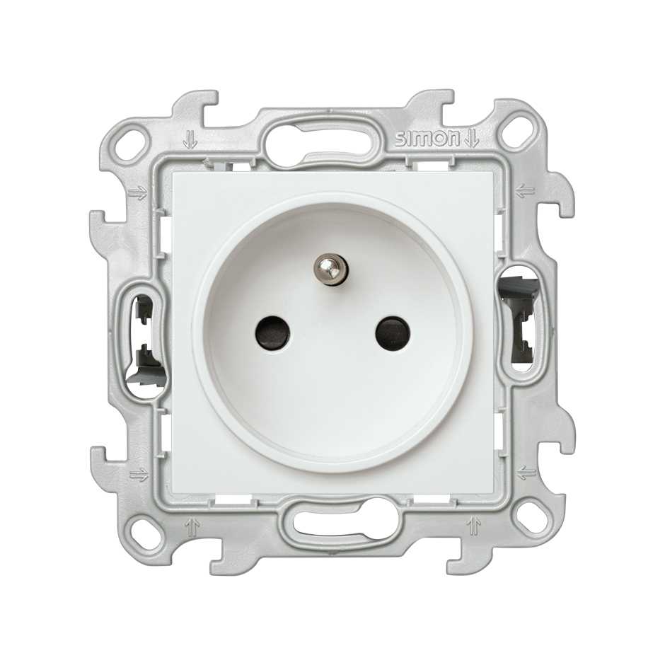 GENERIC MEC PRISE 2P+T BLANC SIMON 24 
