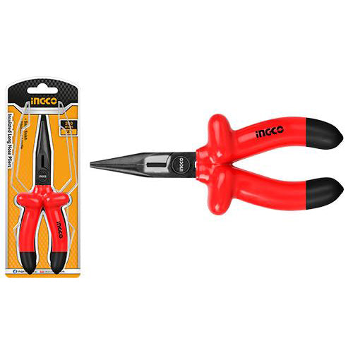 INGCO PINCE A LONG NEZ ISOLEE 1000V 200MM(8'') [HILNP01200]