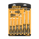 [HKSD0828] INGCO SET DE 8 TOURNEVIS  