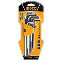 [HHK11091] INGCO CLES HEX  SET DE 9 PIECES 1.5-10MM  