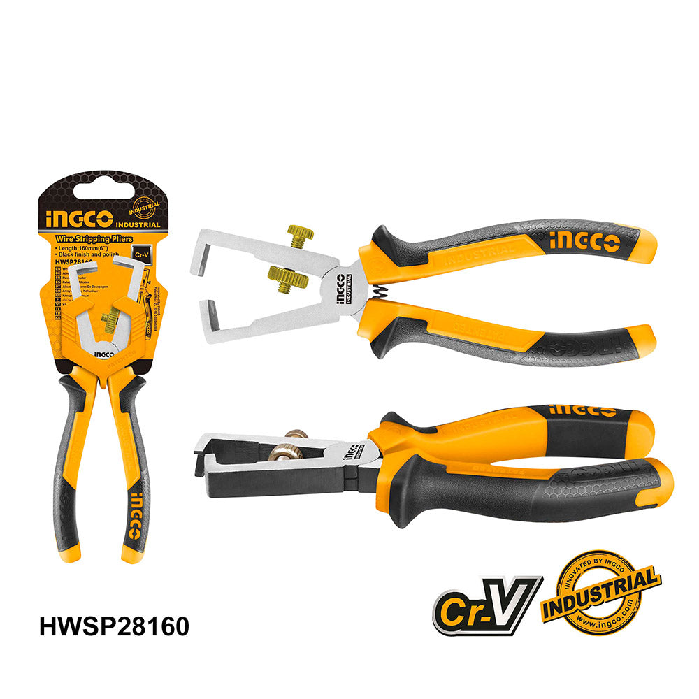 INGCO PINCES A DENUDER 160MM [HWSP28160]