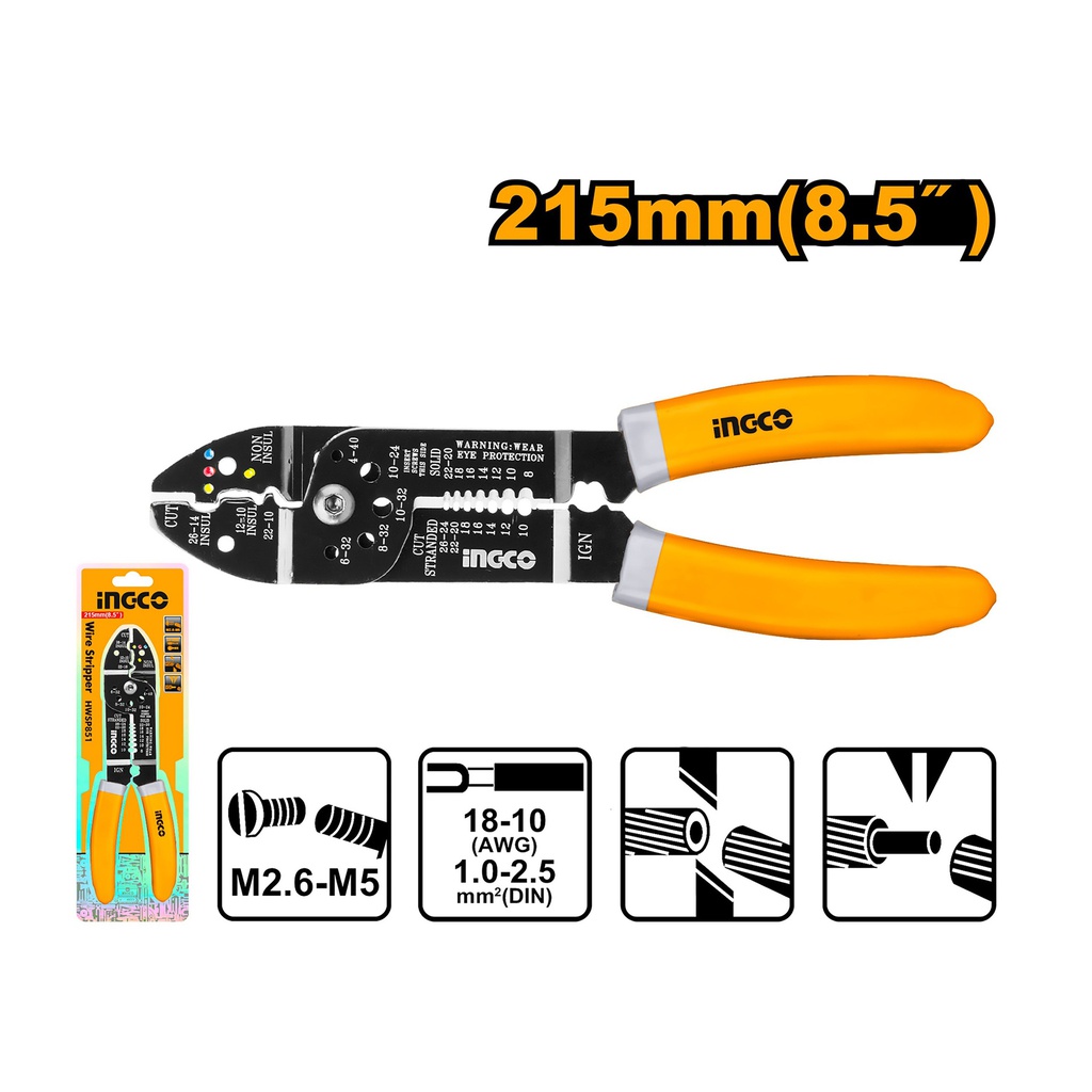 INGCO PINCE A SERTIR [HWSP851]