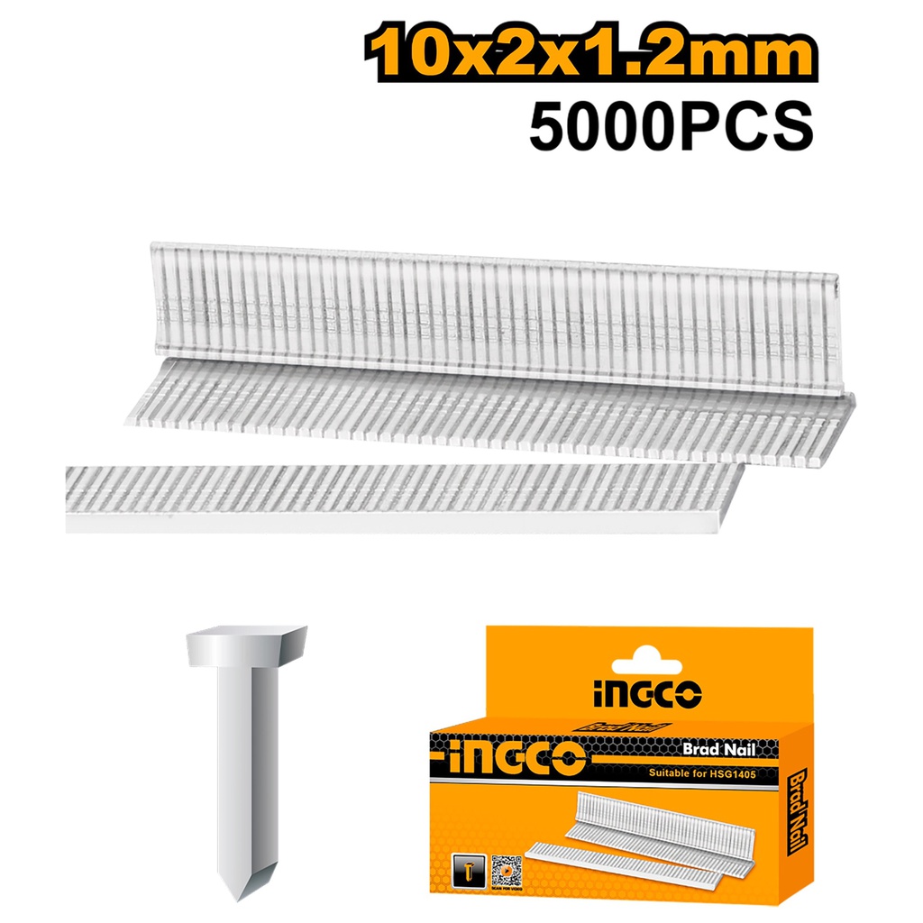 INGCO BOITE AGRAFES 1000PCS 8MM/0.7MM (HSG1403)  