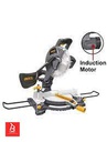 [PBMIS14002] INGCO SCIE A ONGLET 1400W 255MM MOTEUR  