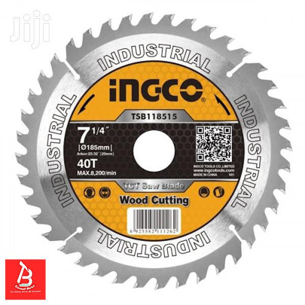 INGCO DISQUE BOIS 185MM 40 DENTS  