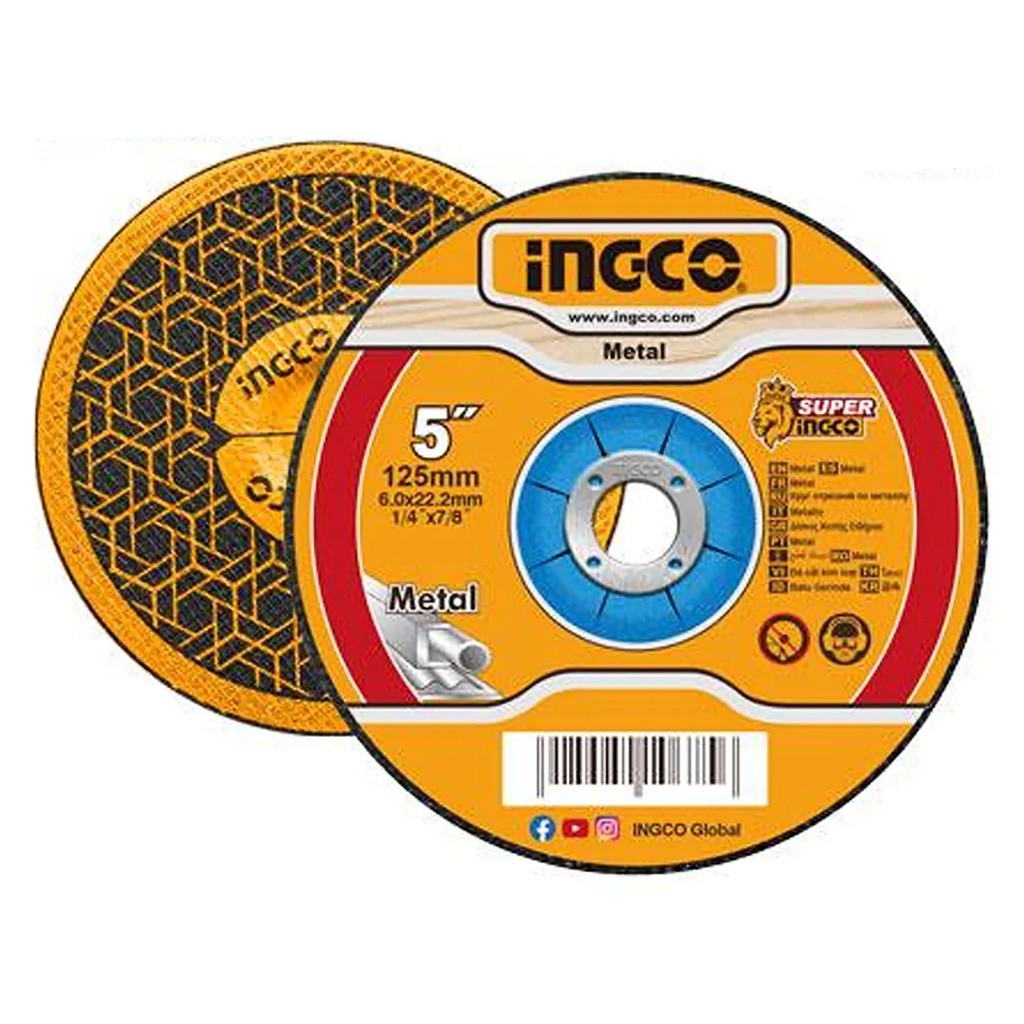 INGCO DISQUE A MEULER 125*6*22.2MM 125MM  